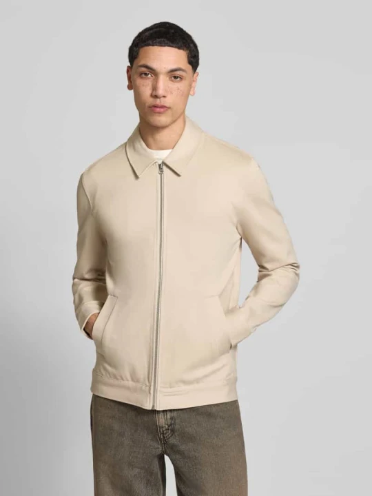 Zdjęcie produktu Kurtka koszulowa o kroju regular fit z mieszanki wiskozy Model 'JAKES' Only & Sons Beżowy