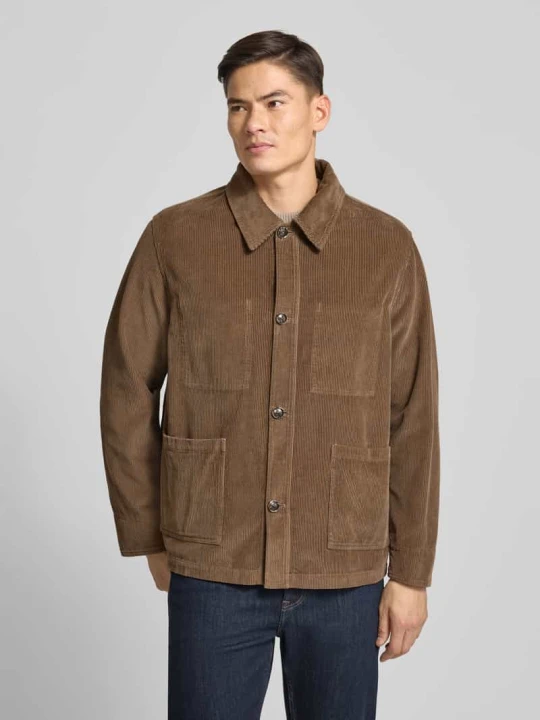 Zdjęcie produktu Kurtka koszulowa o kroju regular fit ze sztruksu model ‘St.Honoré’ CRUNA