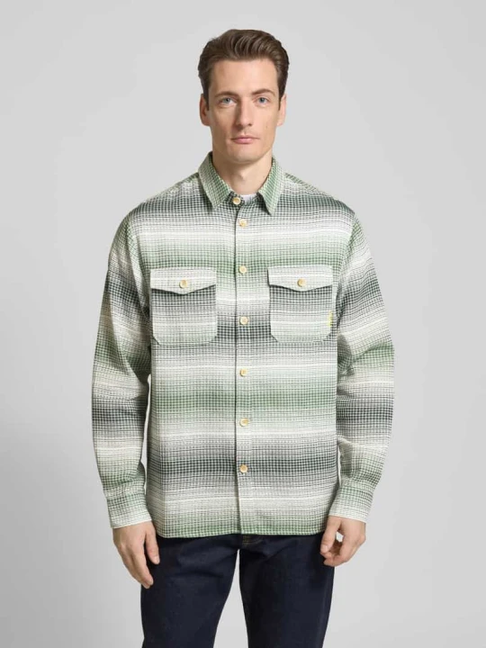 Zdjęcie produktu Kurtka koszulowa o kroju relaxed fit z fakturowanym wzorem Scotch & Soda Jasnozielony