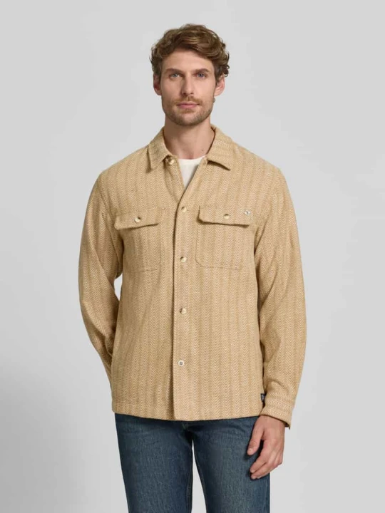 Zdjęcie produktu Kurtka koszulowa o kroju relaxed fit z kieszeniami na piersi Scotch & Soda Piaskowy