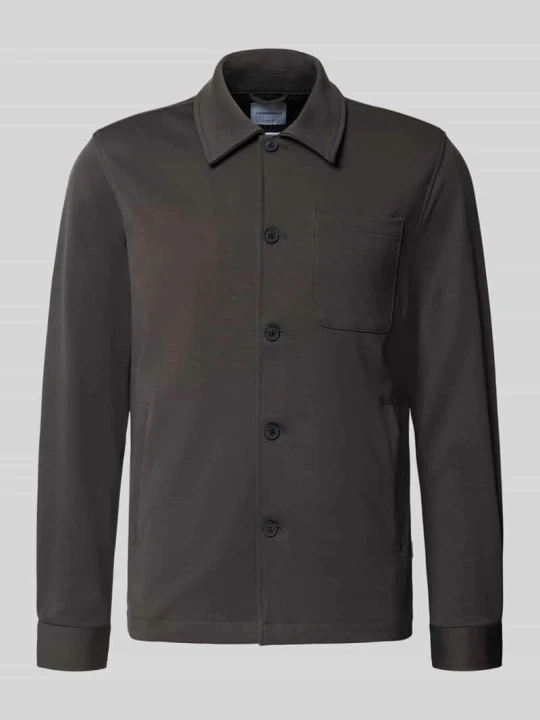 Zdjęcie produktu Kurtka koszulowa o kroju slim fit z dodatkiem wiskozy lindbergh Antracytowy