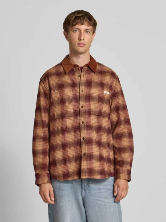 Zdjęcie produktu Kurtka koszulowa o kroju slim fit z kieszeniami na piersi Calvin Klein Jeans Średniobrązowy