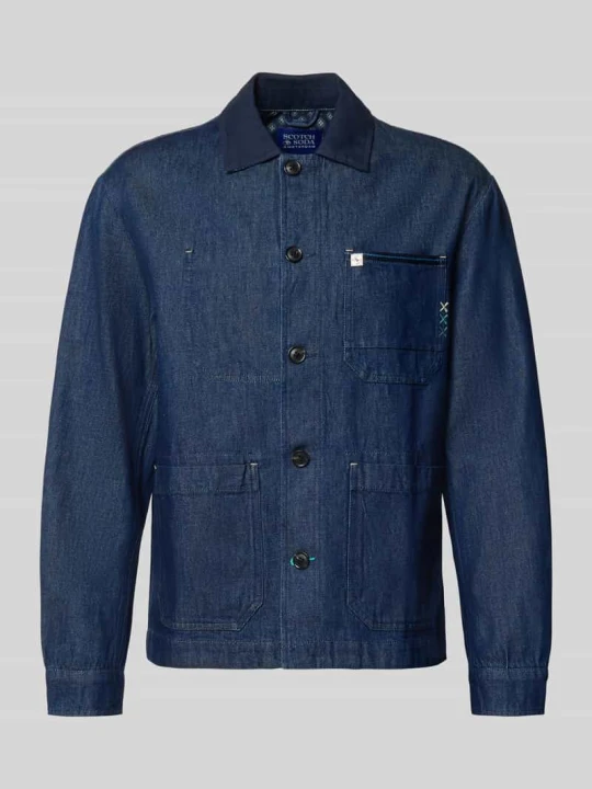 Zdjęcie produktu Kurtka koszulowa w denimu o kroju regular fit Scotch & Soda Jeansowy niebieski