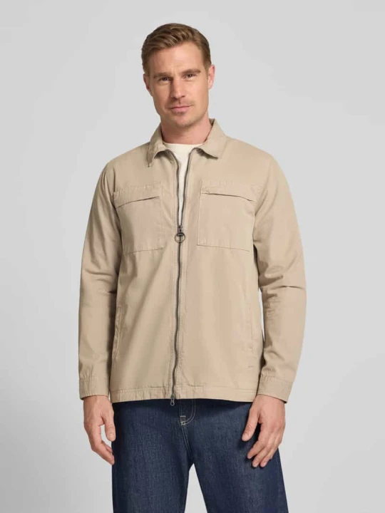Zdjęcie produktu Kurtka koszulowa z czystej bawełny o kroju regular fit model 'GLENDALE' Barbour Beżowy