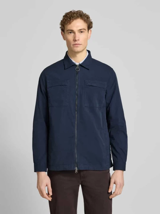 Zdjęcie produktu Kurtka koszulowa z czystej bawełny o kroju regular fit model 'GLENDALE' Barbour Granatowy