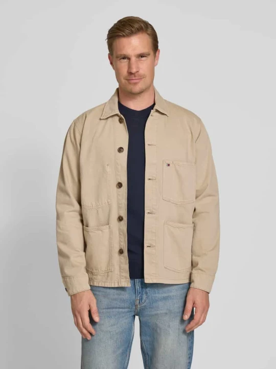 Zdjęcie produktu Kurtka koszulowa z czystej bawełny w kroju regular fit Tommy Hilfiger Beżowy