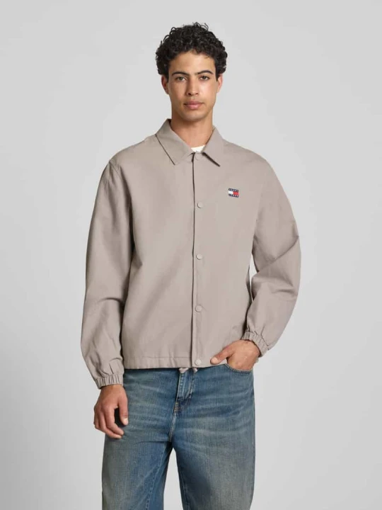 Zdjęcie produktu Kurtka koszulowa z czystej bawełny w kroju regular fit Tommy Jeans Beżowy