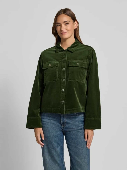 Zdjęcie produktu Kurtka koszulowa z listwą guzikową Model 'Cordy' Freequent Khaki