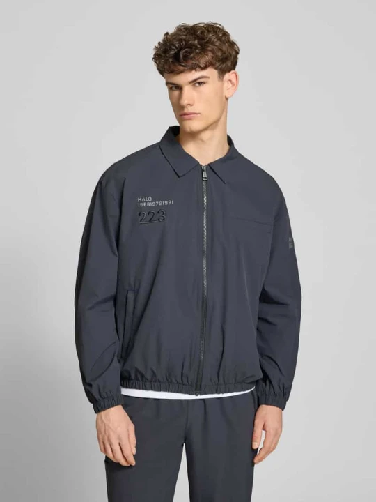 Zdjęcie produktu Kurtka koszulowa z logo o kroju regular fit model 'HALO MOVE' Czarny