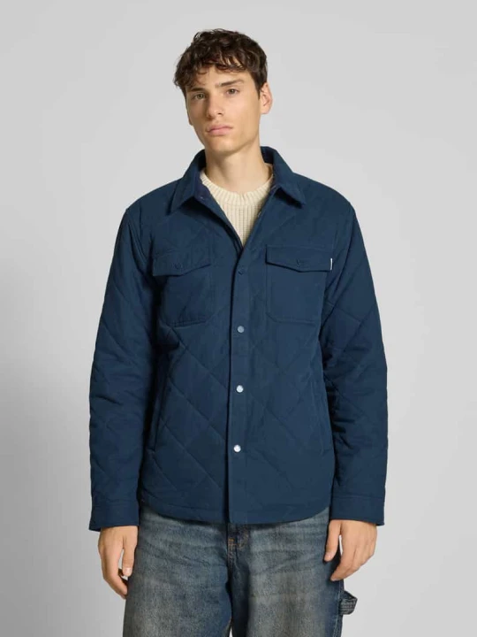 Zdjęcie produktu Kurtka koszulowa o kroju regular fit z mieszanki bawełny model 'QUILTED WORKSHIRT' Pepe Jeans Granatowy