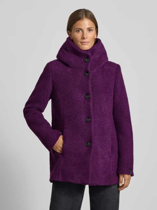Zdjęcie produktu Kurtka krój regular fit z dodatkiem wełny model „JESSE” Milo Coats Fioletowy