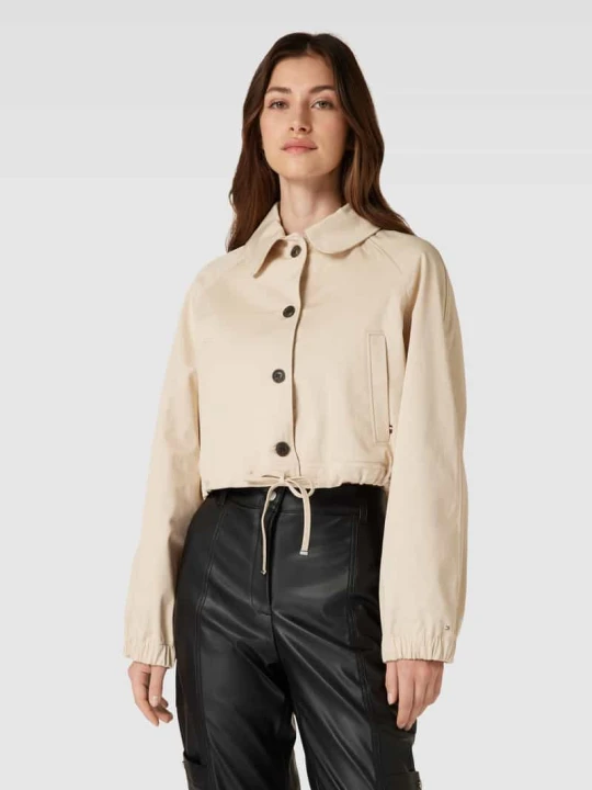 Zdjęcie produktu Kurtka krótka z listwą guzikową Tommy Hilfiger Beżowy