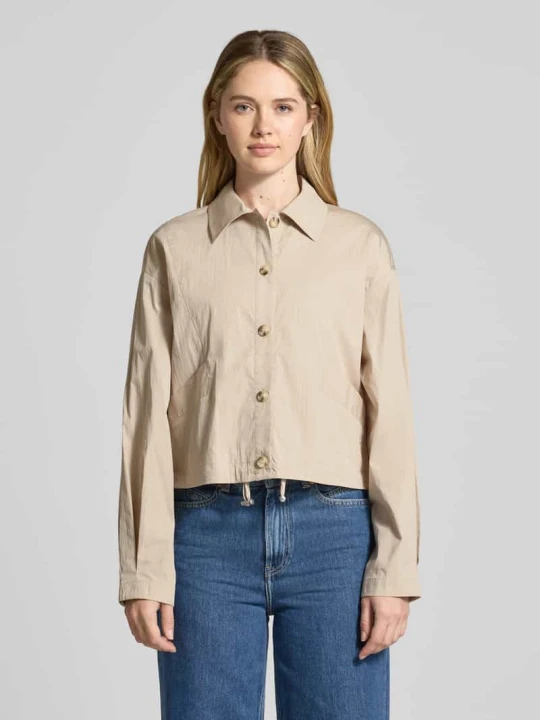 Zdjęcie produktu Kurtka cropped z kieszeniami w szwach bocznych Jake*s Écru