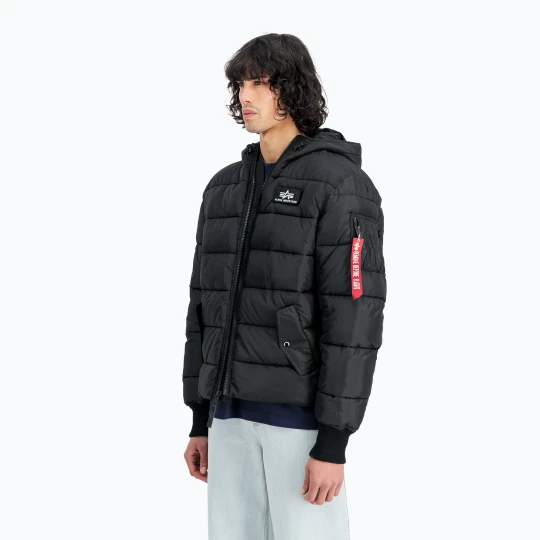 Zdjęcie produktu Kurtka męska Alpha Industries Hooded Puffer Faux Down black