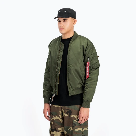 Zdjęcie produktu Kurtka męska Alpha Industries MA-1 VF 59 Vintage Fit Bomber dark green
