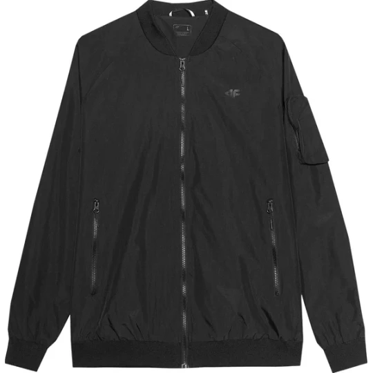 Zdjęcie produktu Kurtka męska, bomber 4FWSS24TJACM151 4F Czarny