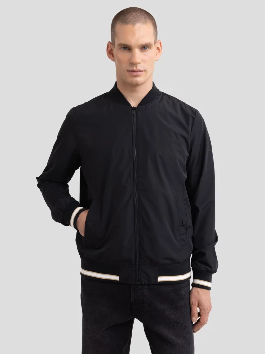 Zdjęcie produktu kurtka męska bomber czarna shoun 906 Big Star