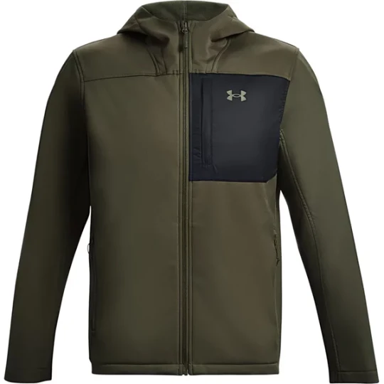 Zdjęcie produktu Kurtka męska Cold Gear Shield 2.0 Hooded Under Armour Zielony