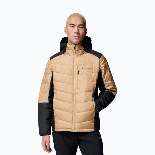 Zdjęcie produktu Kurtka męska Columbia Labyrinth Loop II Hooded canoe / black Beżowy