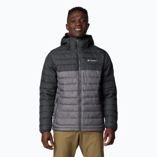 Zdjęcie produktu Kurtka męska Columbia Powder Lite II Hooded city grey / shark