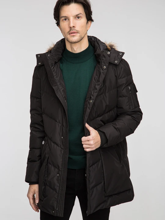 Zdjęcie produktu Kurtka męska JAMES KUCSQ00209 Giacomo Conti czarny