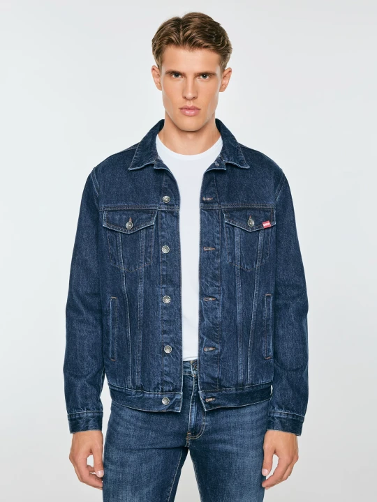 Zdjęcie produktu kurtka męska jeansowa granatowa charlie 564 Big Star