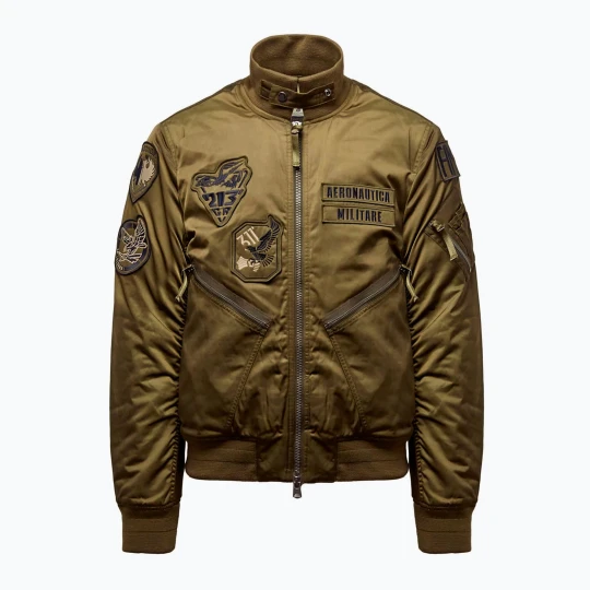 Zdjęcie produktu Kurtka męska Kurtka Aeronautica Militare 262AB3077UCT04361 Bomber fern green
