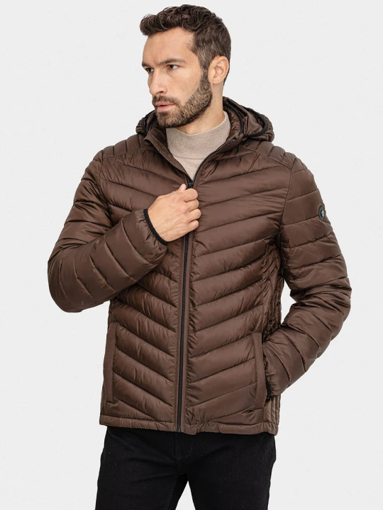 Zdjęcie produktu Kurtka męska LEONARDO 01012C80OSA Giacomo Conti brazowy