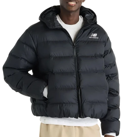 Zdjęcie produktu Kurtka męska New Balance Boston Puffer MJ62G17OBK - czarne