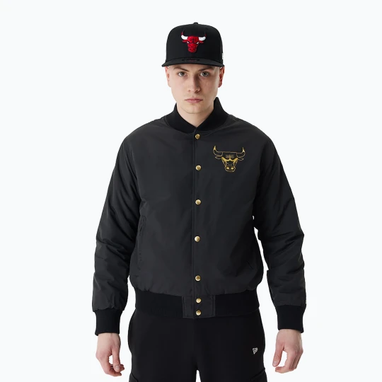 Zdjęcie produktu Kurtka męska New Era NBA Script BP Bomber Chicago Bulls black