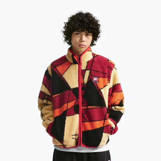 Zdjęcie produktu Kurtka męska Nike Club Winterized Full-Zip university red / soft yellow / black