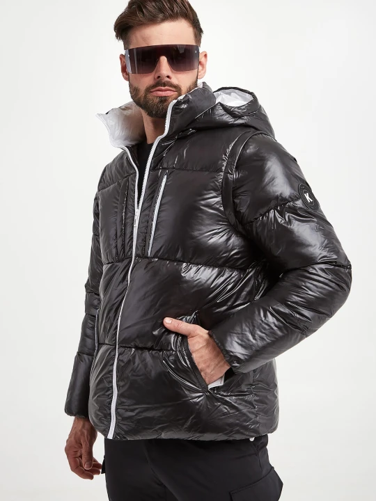 Zdjęcie produktu Kurtka męska pikowana 2w1 KARL LAGERFELD