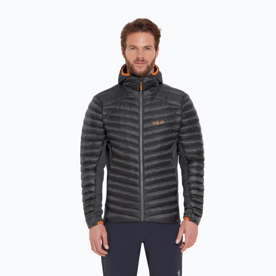 Zdjęcie produktu Kurtka ocieplana męska Rab Cirrus Flex Hoody graphene Szary