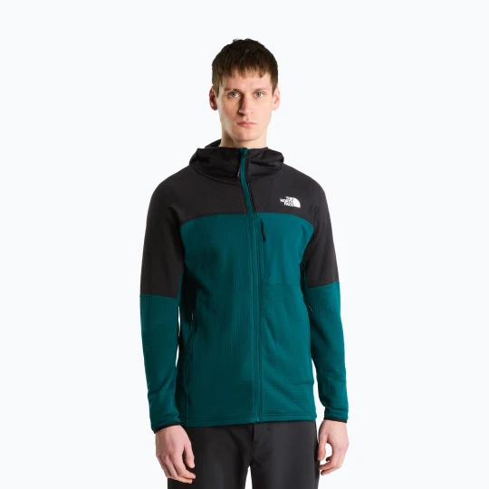 Zdjęcie produktu Kurtka męska The North Face Polartec Powergrid Stormgap Hoodie Pacific Teal / Tnf Black Zielony