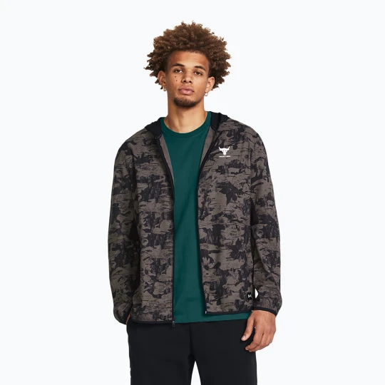 Zdjęcie produktu Kurtka męska Under Armour Project Rock Iso Tide Hybrid brown