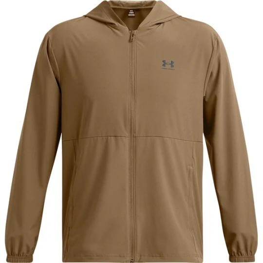 Zdjęcie produktu Kurtka męska Vibe Woven Windbreaker Under Armour Brązowy