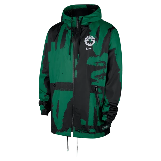 Zdjęcie produktu Kurtka męska z tkaniny Nike NBA Club Boston Celtics Courtside - Czerń