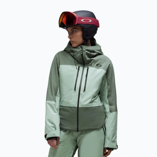 Zdjęcie produktu Kurtka narciarska damska Oakley Canopy Pro Insulated aviator green / faded green