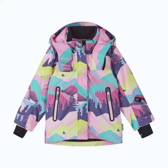 Zdjęcie produktu Kurtka narciarska dziecięca Reima Kiiruna grey pink