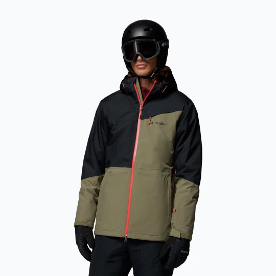 Zdjęcie produktu Kurtka narciarska męska Columbia Iceberg Point II stone green/black
