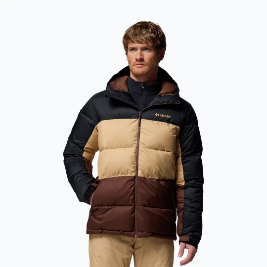 Zdjęcie produktu Kurtka narciarska męska Columbia Slope Style black / canoe / tobacco