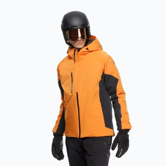 Zdjęcie produktu Kurtka narciarska męska Dainese Etra Aerosense Dry Core Ready oriole orange/stretch limo