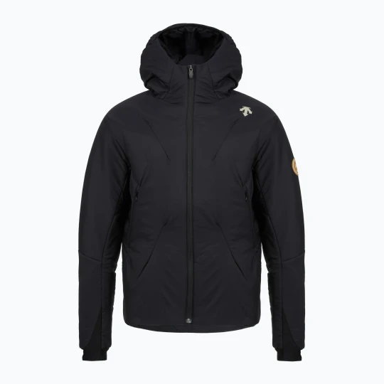 Zdjęcie produktu Kurtka narciarska męska Descente Light Insulation Hoodie dark grak Czarny