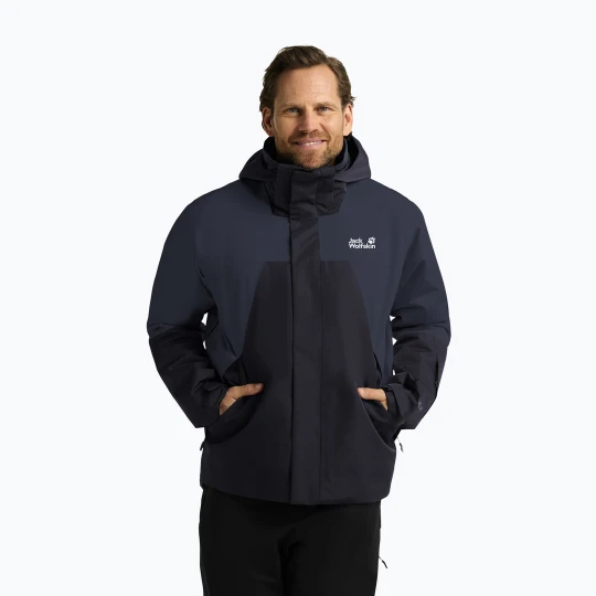 Zdjęcie produktu Kurtka narciarska męska Jack Wolfskin Flowline 2L Ins midnight sky Granatowy