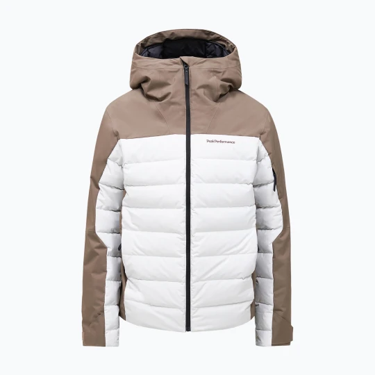 Zdjęcie produktu Kurtka narciarska męska Peak Performance Shred Down terrain tan / antarctica Biały