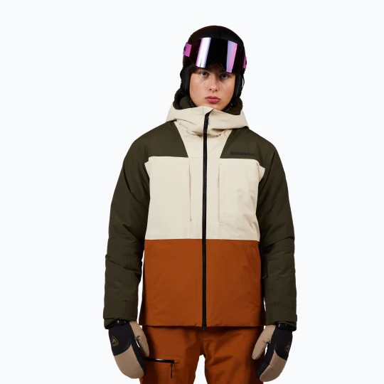 Zdjęcie produktu Kurtka narciarska męska Rossignol Outerlimits Insulated fog Brązowy