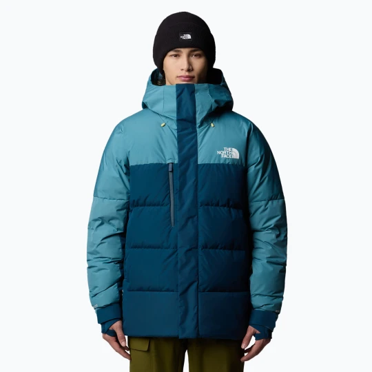 Zdjęcie produktu Kurtka narciarska męska The North Face Corefire Down Windstopper Jacket midnight petrol / algae blue Granatowy