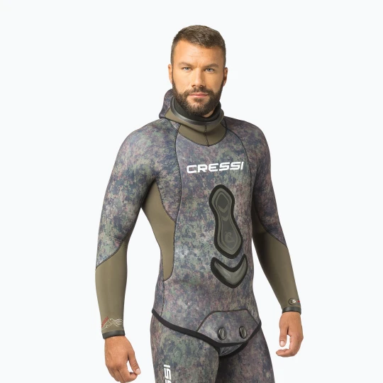 Zdjęcie produktu Kurtka neoprenowa męska Cressi Seppia 3.5mm camouflage Zielony