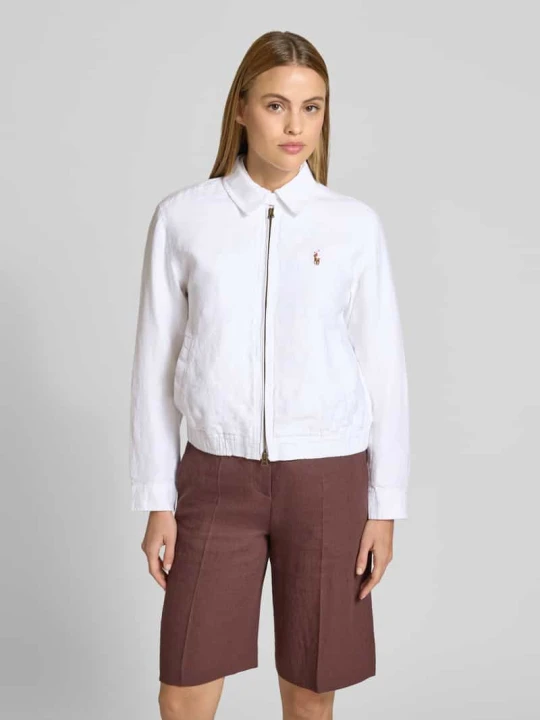 Zdjęcie produktu Kurtka o kroju regular fit z czystego lnu Polo Ralph Lauren Biały