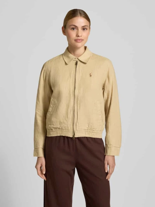 Zdjęcie produktu Kurtka o kroju regular fit z czystego lnu Polo Ralph Lauren Camel